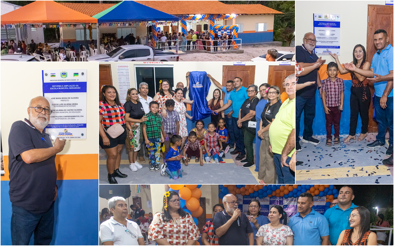 INAUGURAÇÃO DO NOVO PRÉDIO DA ESCOLA MUNICIPAL MARANHÃO